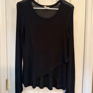 L.A. Hearts Ribbed Cross Blouse - M